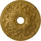 Ekena Millwork Jamie Ceiling Medallion (Fits Canopies up to 3 7/8"), 23 5/8"OD x 3 7/8"ID x 2 1/8"P, Pharaohs Gold CM23JAPGS - alternate 1